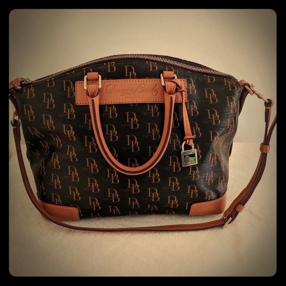 Dooney & Bourke 1975 Signature Vanessa Satchel